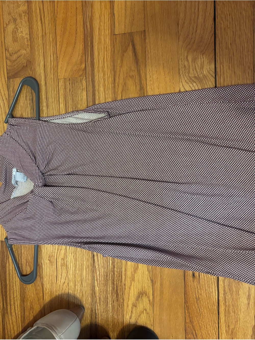 Burgundy Patterned Sleeveless top Old Navy Size S